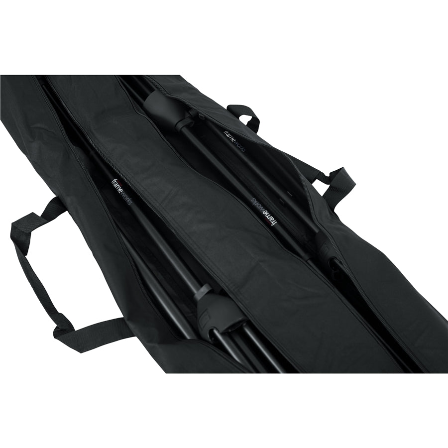 Gator Cases GPA-SPKSTDBG-58DLX Borsa supporti altoparlanti 58" 2 scomparti
