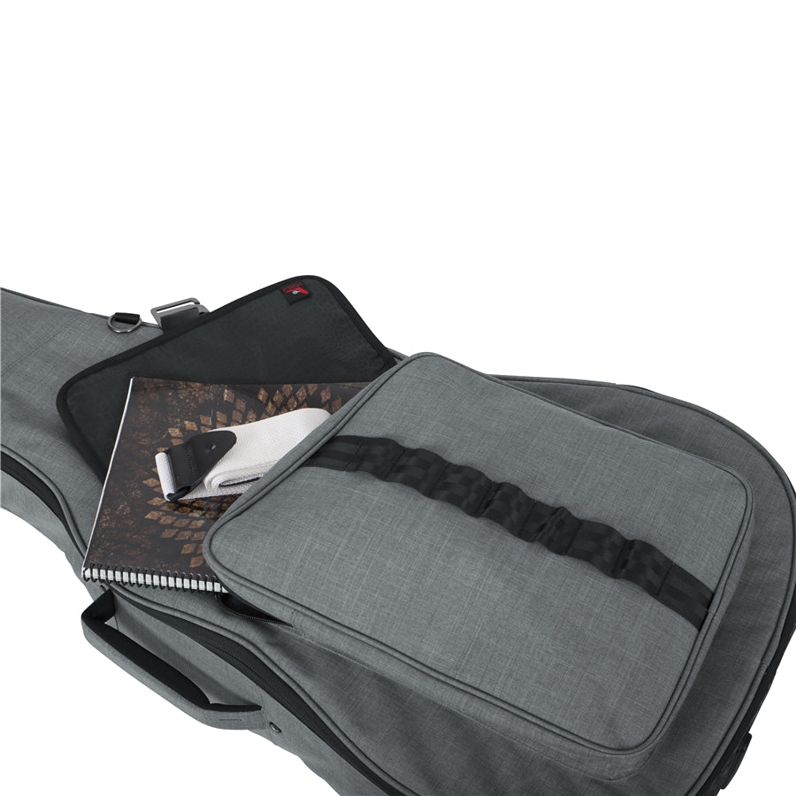 Gator Cases GT-ACOUSTIC-GRY Borsa Transit chitarra acustica Grigio chiaro