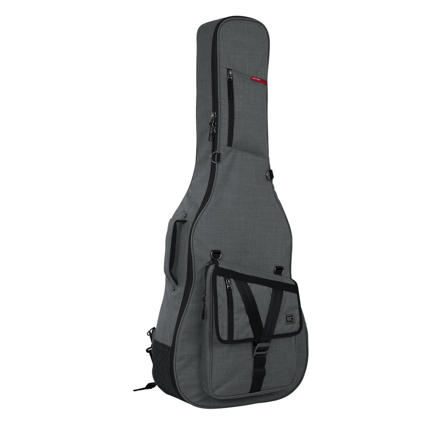 Gator Cases GT-ACOUSTIC-GRY Borsa Transit chitarra acustica Grigio chiaro