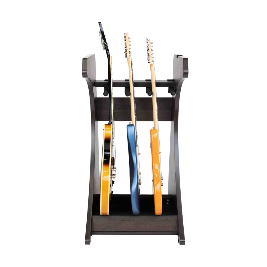 Gator Frameworks GFW-ELITEGTR3RK-BRN Rack per chitarre 3-4 posti in finitura noce scuro
