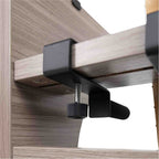 Gator Frameworks GFW-ELITEGTR3RK-GRY Rack per chitarre 3-4 posti in finitura grigio driftwood
