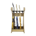 Gator Frameworks GFW-ELITEGTR3RK-MPL Rack per chitarre 3-4 posti in finitura acero naturale opaco
