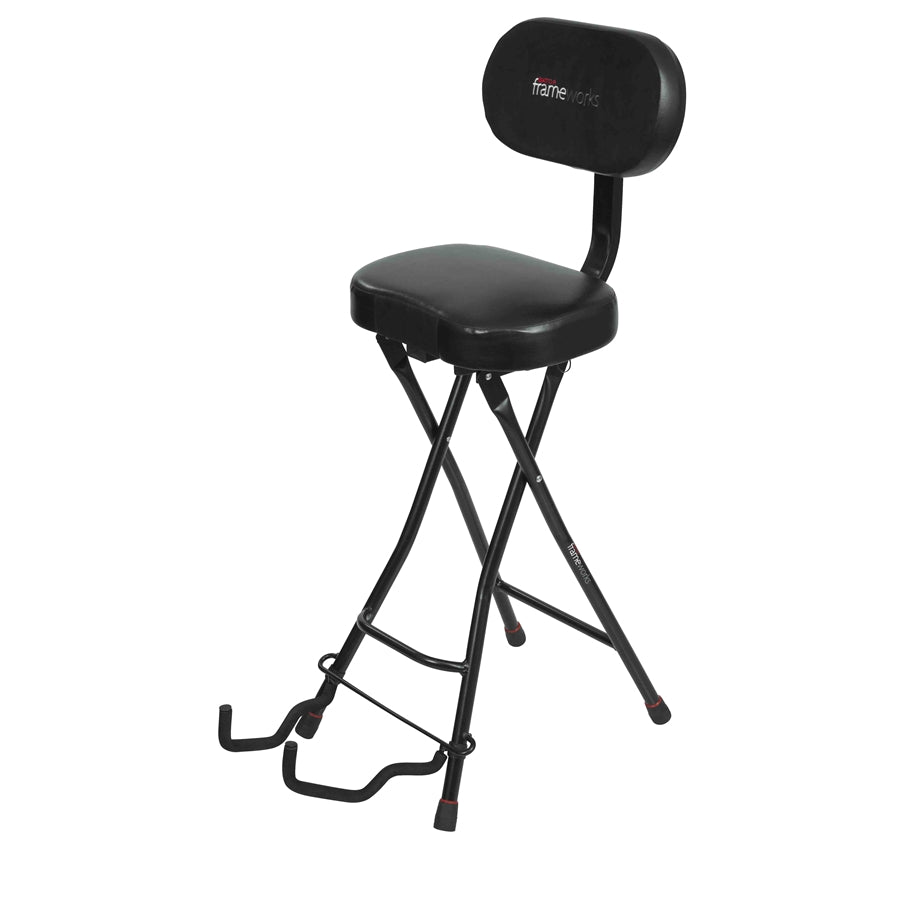Gator Frameworks GFW-GTR-SEAT Sgabello con stand per chitarra
