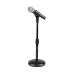 Gator Frameworks GFW-MIC-0501 Supporto per microfono da tavolo con base rotonda