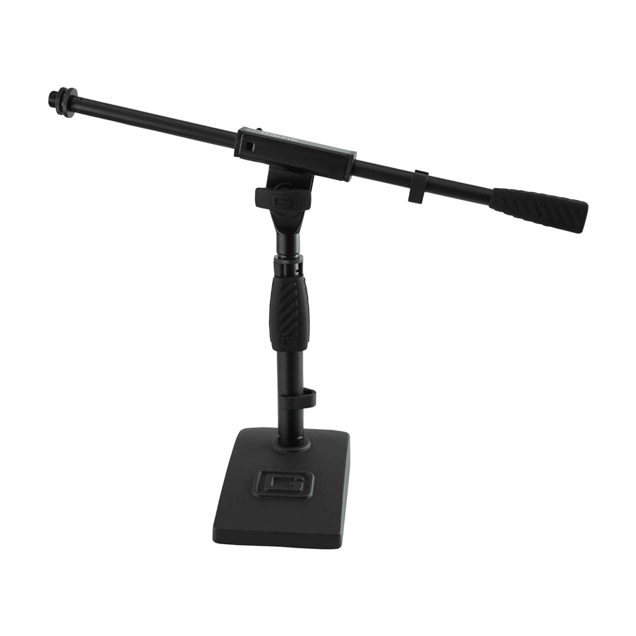 Gator Frameworks GFW-MIC-0821 Supporto microfonico per grancassa e amplificatore con braccio da 40,6 cm e base compatta
