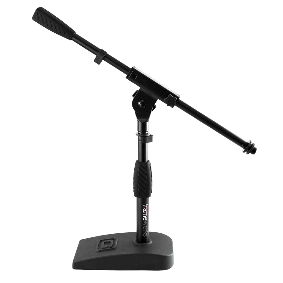 Gator Frameworks GFW-MIC-0821 Supporto microfonico per grancassa e amplificatore con braccio da 40,6 cm e base compatta
