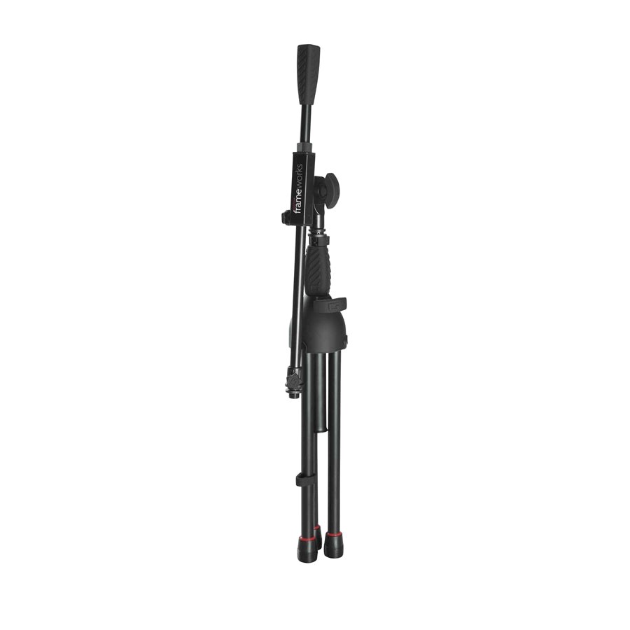 Gator Frameworks GFW-MIC-2621 Supporto microfonico per grancassa e amplificatori con base treppiede e braccio telescopico