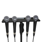 Gator Frameworks GFW-MIC-4TRAY Supporto multi-microfono per 4 microfoni
