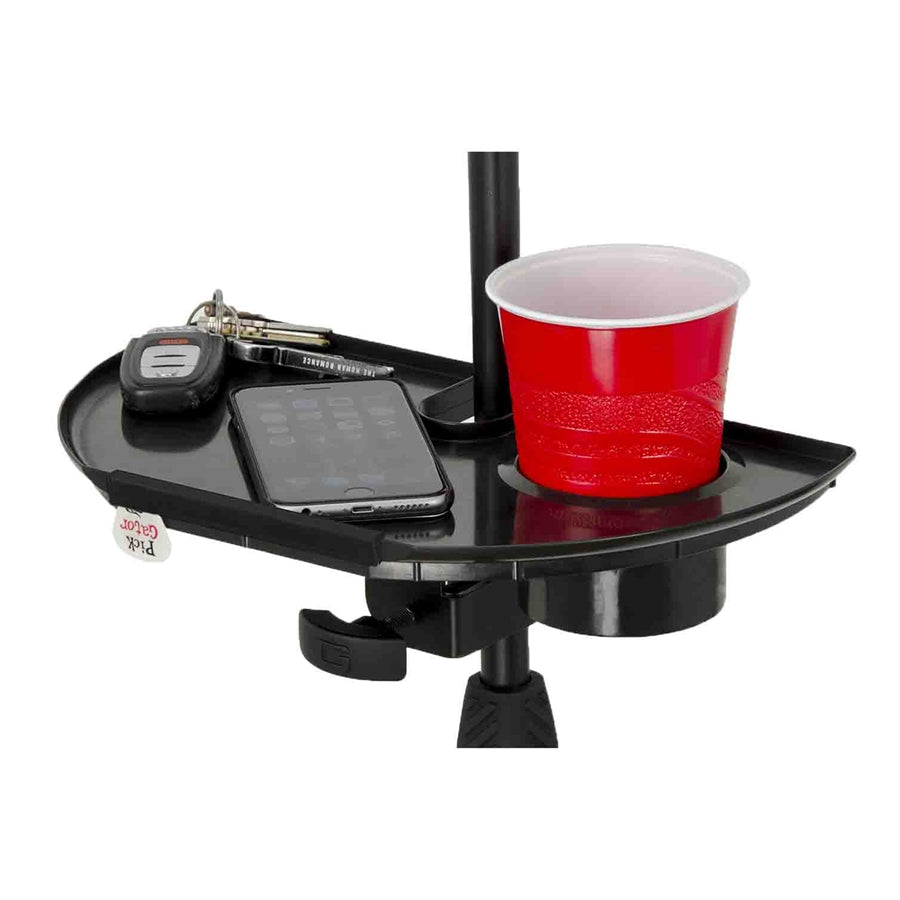 Gator Frameworks GFW-MICACCTRAY Vassoio per accessori con portabicchiere per asta microfonica
