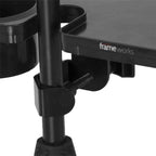 Gator Frameworks GFW-MICACCTRAY Vassoio per accessori con portabicchiere per asta microfonica
