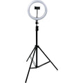 Gator Frameworks GFW-RINGLIGHTTRIPD Ring Light con treppiede e supporto per smartphone