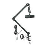 Gator Frameworks GFWMICBCBM4000 Asta microfonica a braccio per scrivania con luce LED