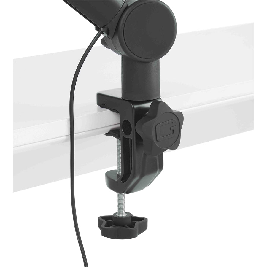 Gator Frameworks GFWMICBCBM4000 Asta microfonica a braccio per scrivania con luce LED