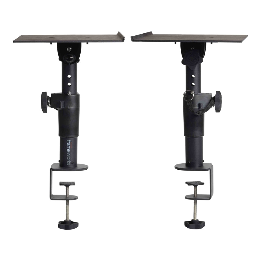 Gator Frameworks GFWSPKSTMNDSKCMP Supporto Clamp-On per monitor da studio