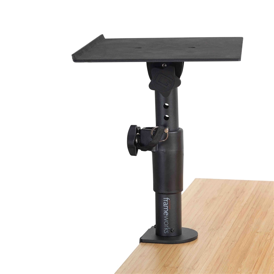 Gator Frameworks GFWSPKSTMNDSKCMP Supporto Clamp-On per monitor da studio