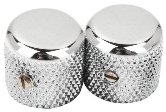 Fender Manopole per Pure Vintage 52 Telecaster  Knurled Chrome Knobs Set 2