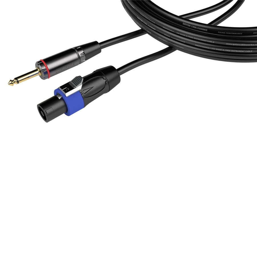 Gator Cableworks GCWH-SPK-06-1TL Headliner Series Straight TS Jack/SpeakON Speaker Cable 1.8 m