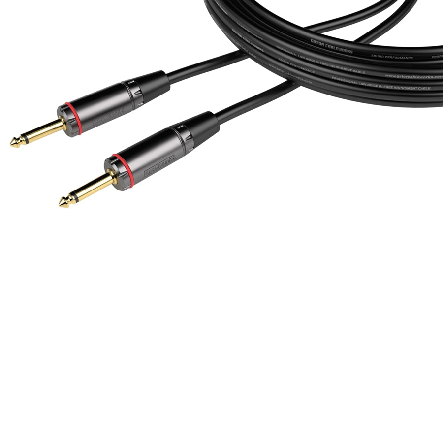 Gator Cableworks GCWH-SPK-06 Headliner Series Straight/Straight TS Jack Speaker Cable 1.8m