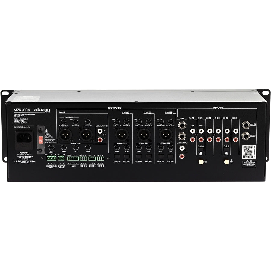 Algam Audio MZR-804 Mixer Zoner