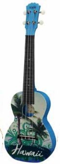 Korala Puc30009 Ukulele Concerto Poly Ukes Hawaii Verde