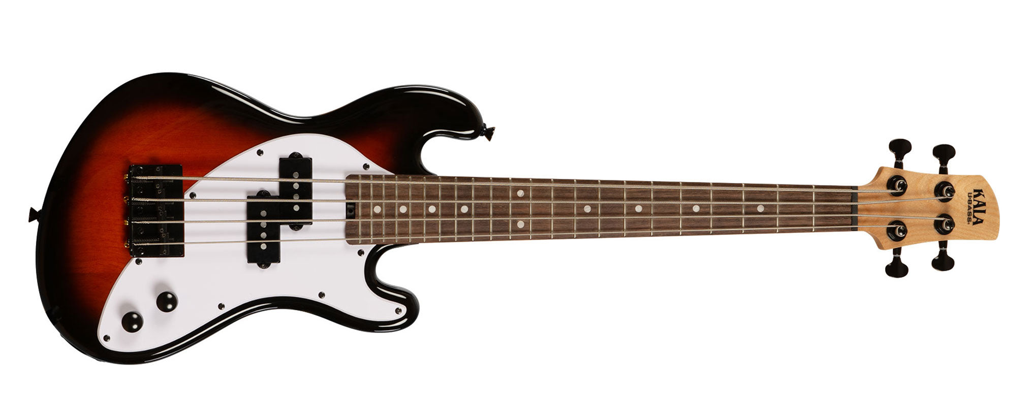 Kala UBASS-SB-TB-FS - Solid Body 4 corde - Tobacco Burst c/borsa