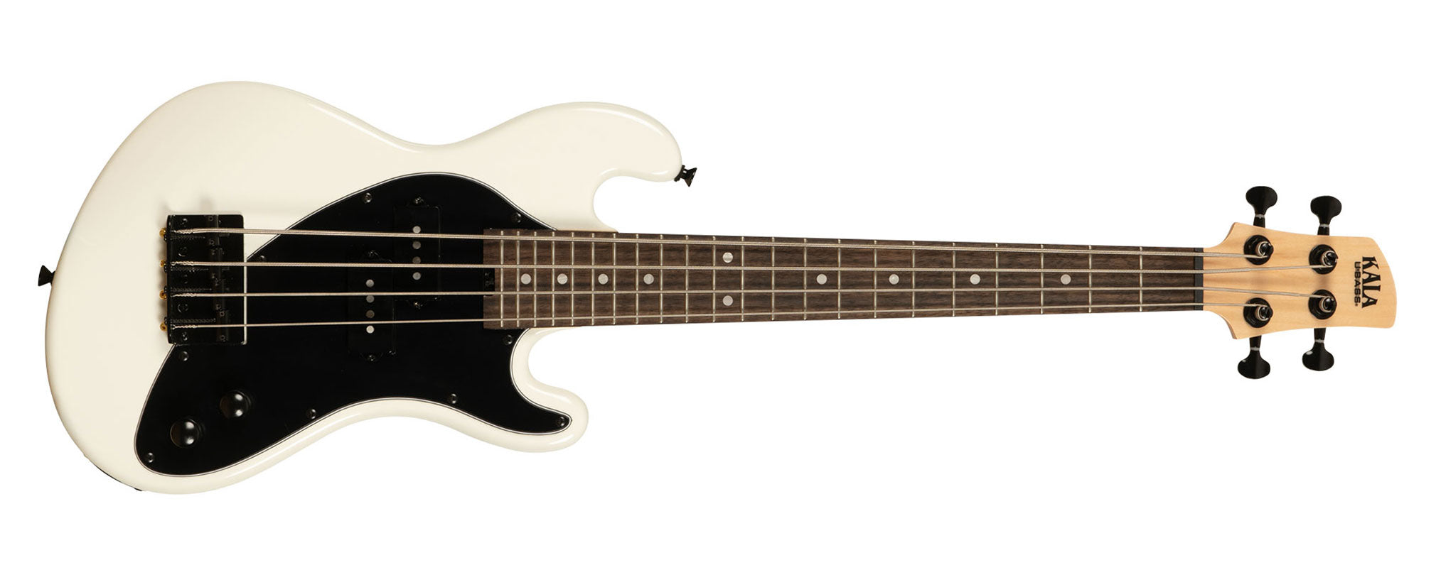 Kala UBASS-SB-CR-FS - Solid Body 4 corde - Crema c/borsa