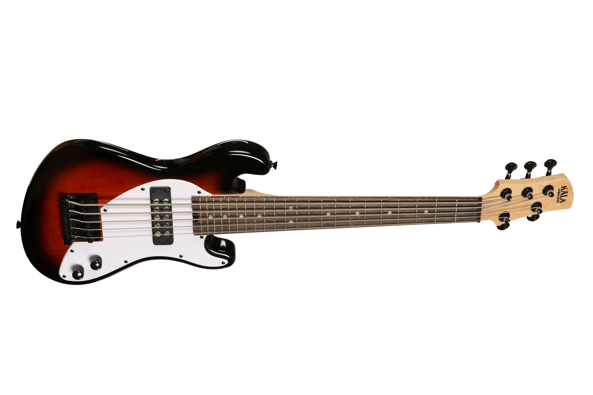 Kala UBASS-SB5-TB-FS - Solid Body 5 corde - Tobacco Burst c/borsa