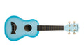 Kala MK-SD/LBLBURST - ''Dolphin'' - ukulele soprano - Light Blue Burst - c/borsa
