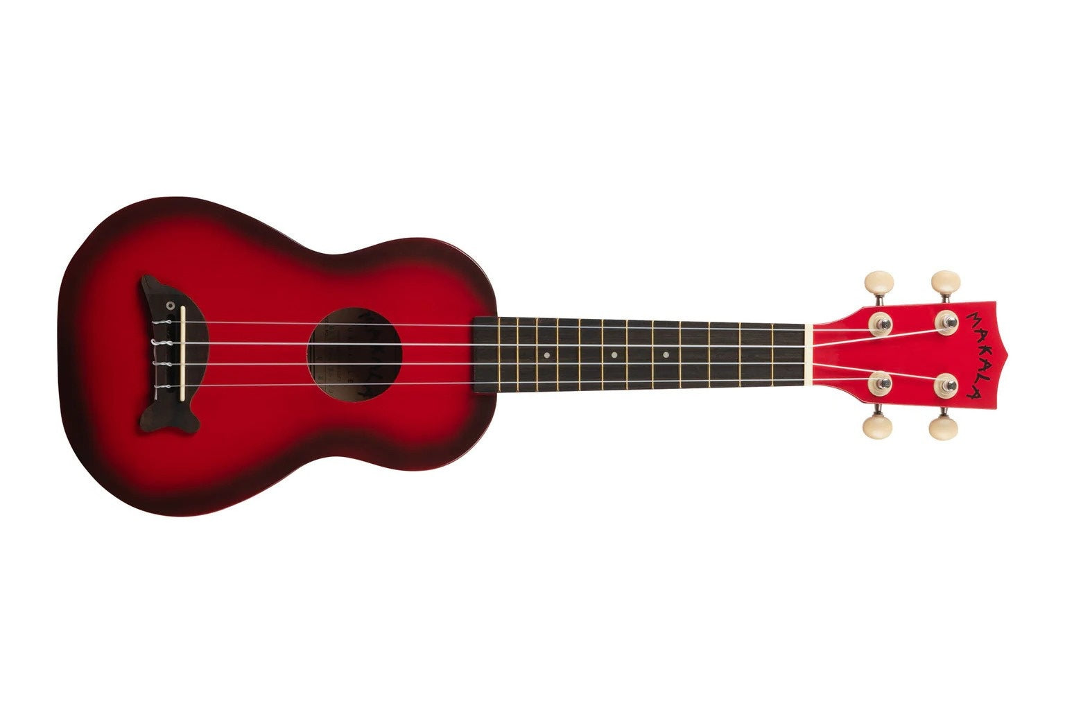 Kala MK-SD/RDBURST - ''Dolphin'' - ukulele soprano - Red Burst - c/borsa