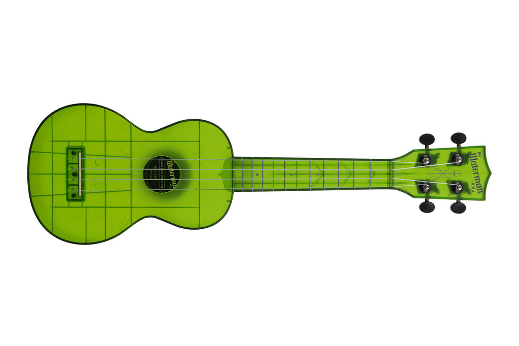 Kala KA-WMT-GN-S - ''Sea Glass'' - ukulele soprano Transparent Jade Green - c/borsa