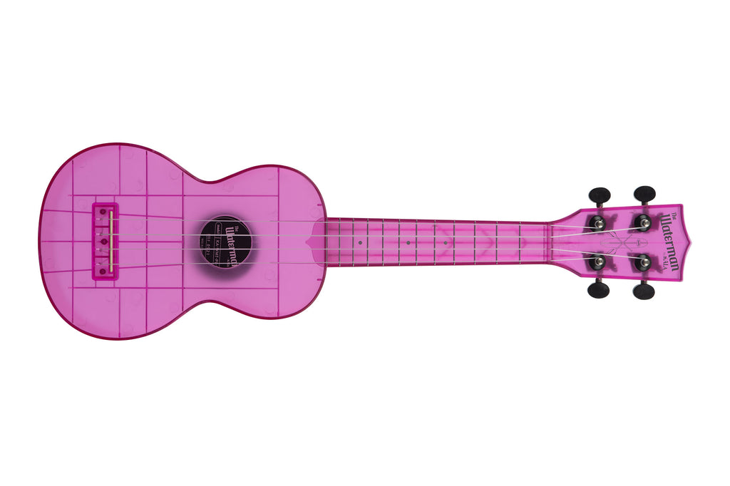Kala KA-WMT-PL-S - ''Sea Glass'' - ukulele soprano Transparent Amethyst Purple - c/borsa