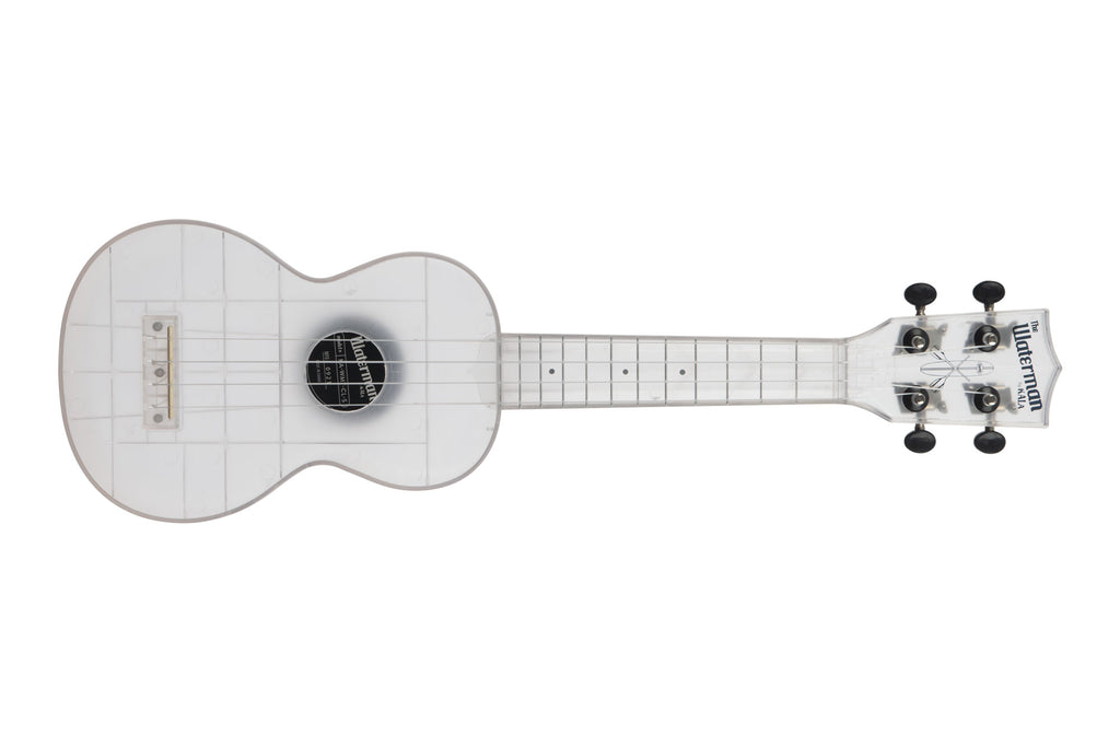 Kala KA-WMT-CL-S - "Sea Glass" - Transparent Frosted Glass Soprano Ukulele - w/bag