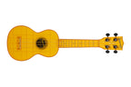 Kala KA-WMT-YL-S - ''Sea Glass'' - ukulele soprano Transparent Amber Yellow - c/borsa