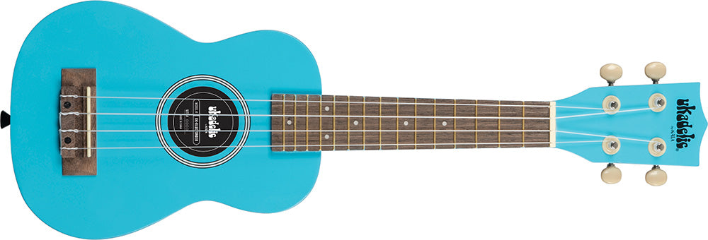 Kala UK-BLUEYONDER - ''Solid Color'' - ukulele soprano Blue Yonder - azzurro - c/borsa