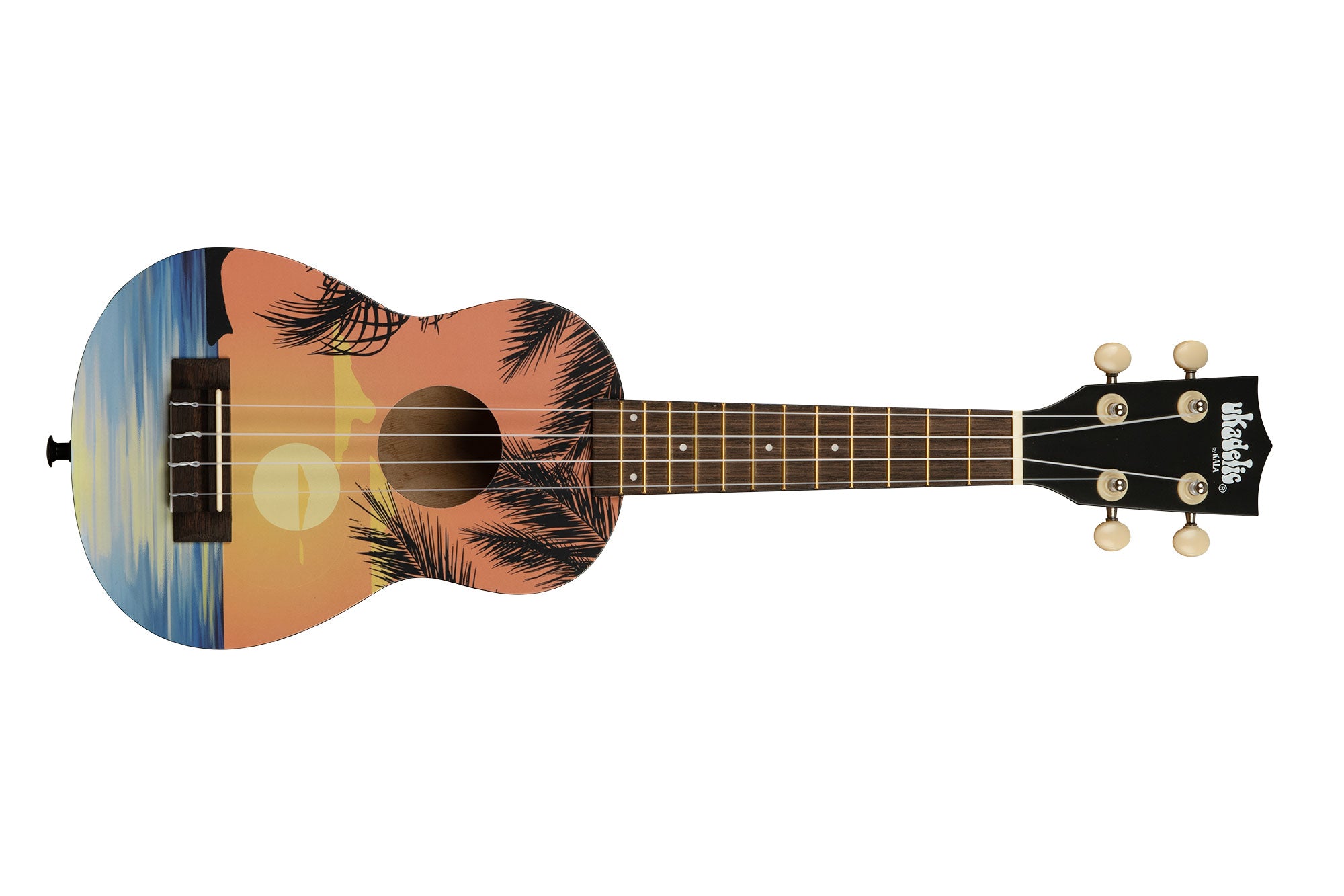 Kala UK-TROPDAY - ''Graphic Top'' - ukulele soprano Tropical Day - c/borsa
