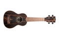 Kala KA-EBY-S - ''Striped Ebony'' - ukulele soprano - c/borsa