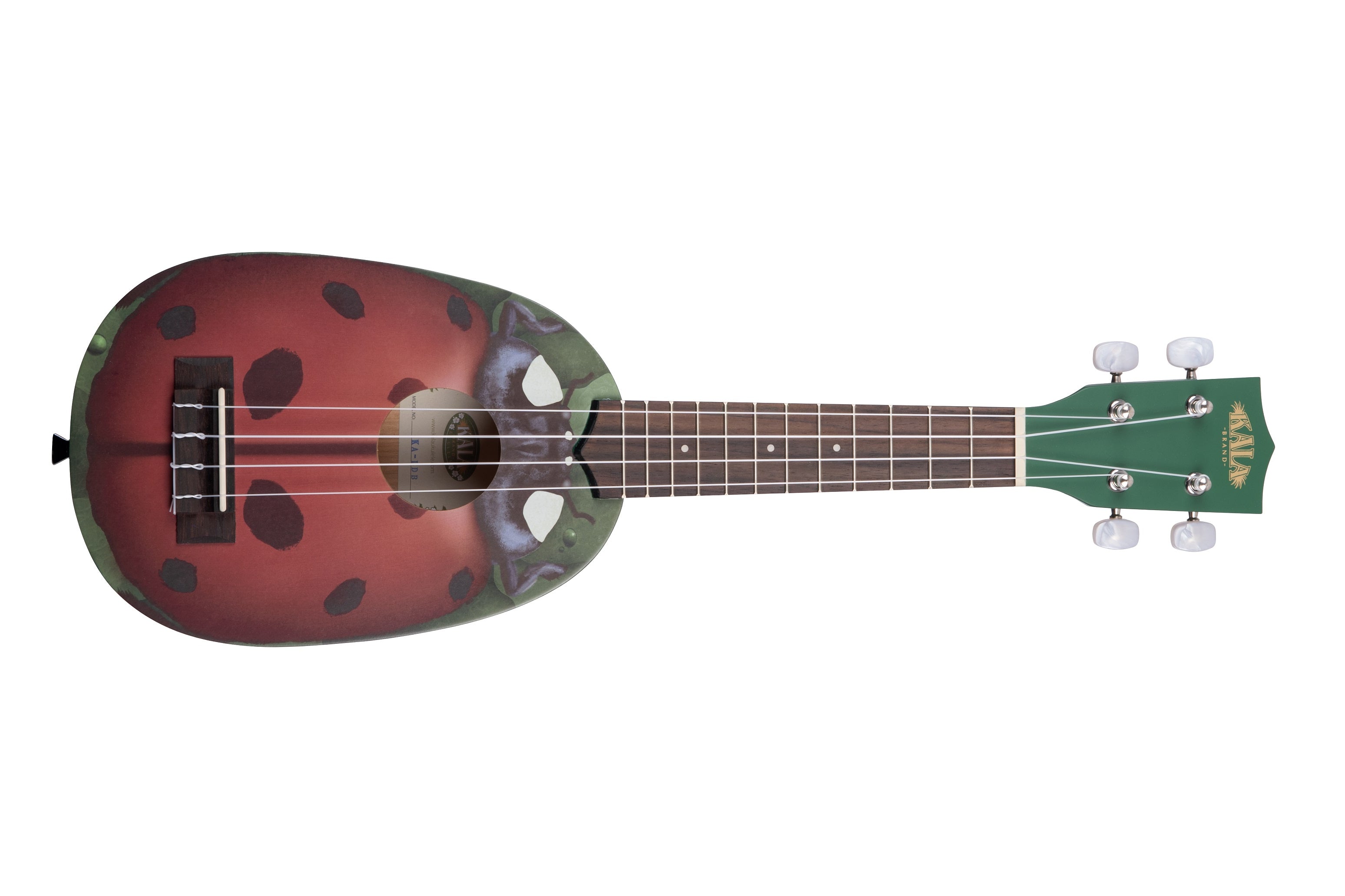 Kala KA-NV-LBUG - ''Bugs'' - ukulele soprano Ladybug - c/borsa