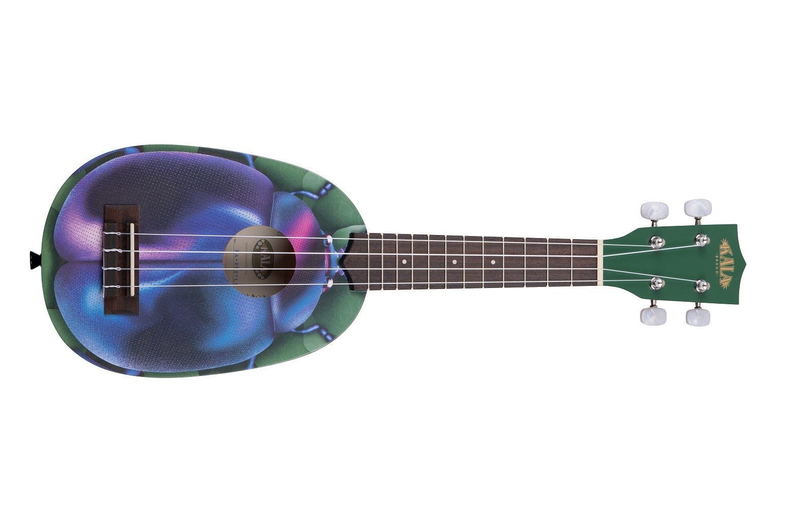 Kala KA-NV-BTLE - "Bugs" - Blue Beetle soprano ukulele - w/bag