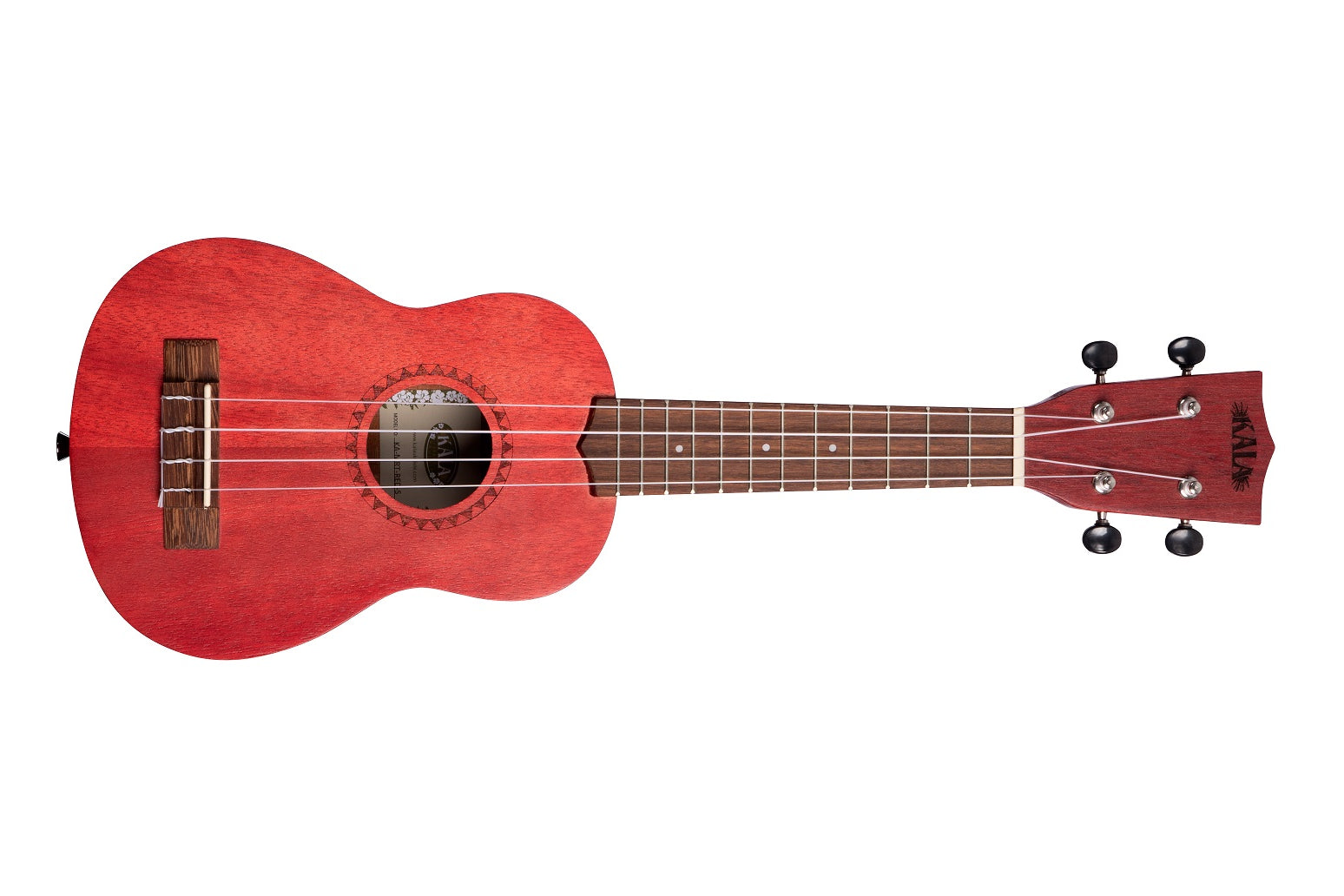 Kala KA-MRT-RED-S - ''Watercolor Meranti'' - ukulele soprano - Adobe Red
