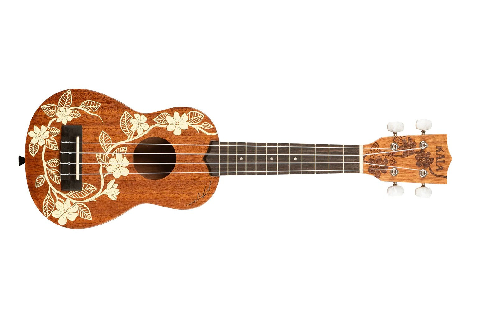 Kala KA-GARDENIA-S - ''The Voyage'' - ukulele soprano - c/borsa