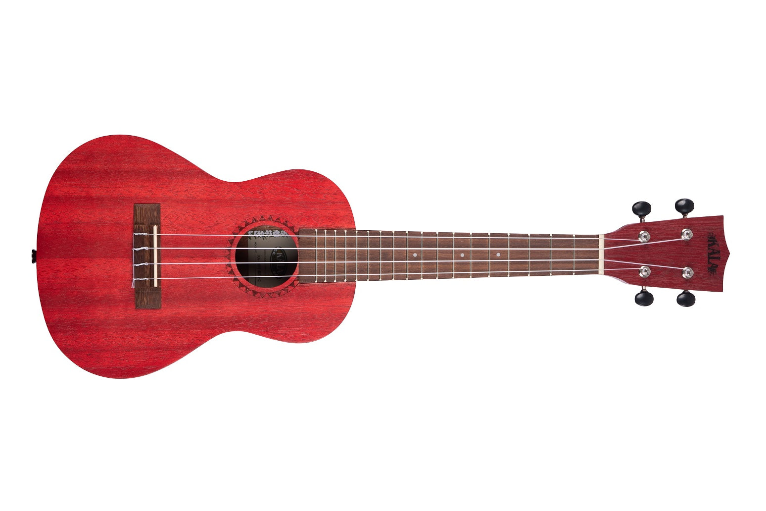 Kala KA-MRT-RED-C - ''Watercolor Meranti'' - ukulele concerto Adobe Red