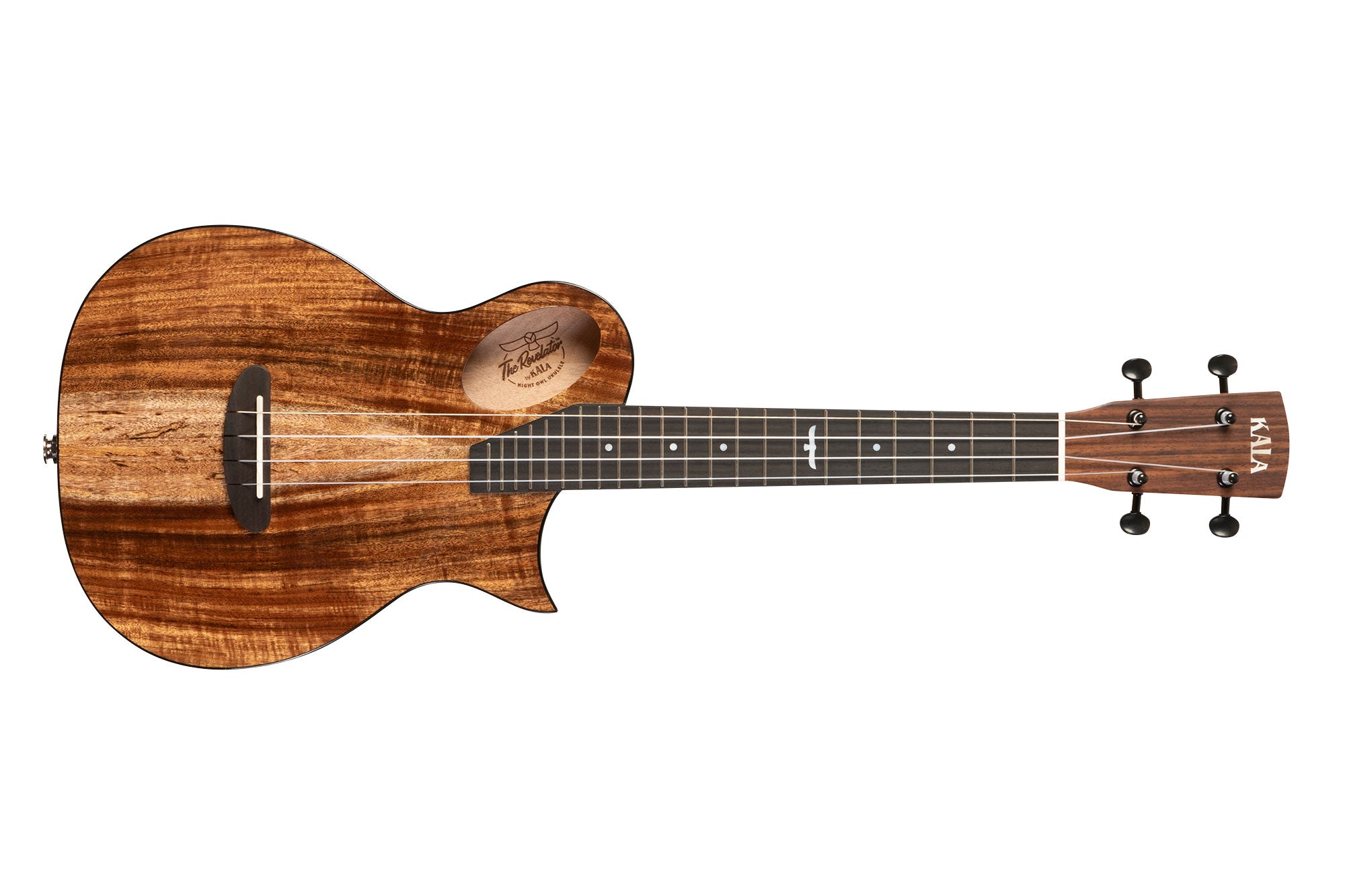 Kala KA-OWL-ACA-TE - ''The Revelator! Night Owl Acacia'' - ukulele tenore