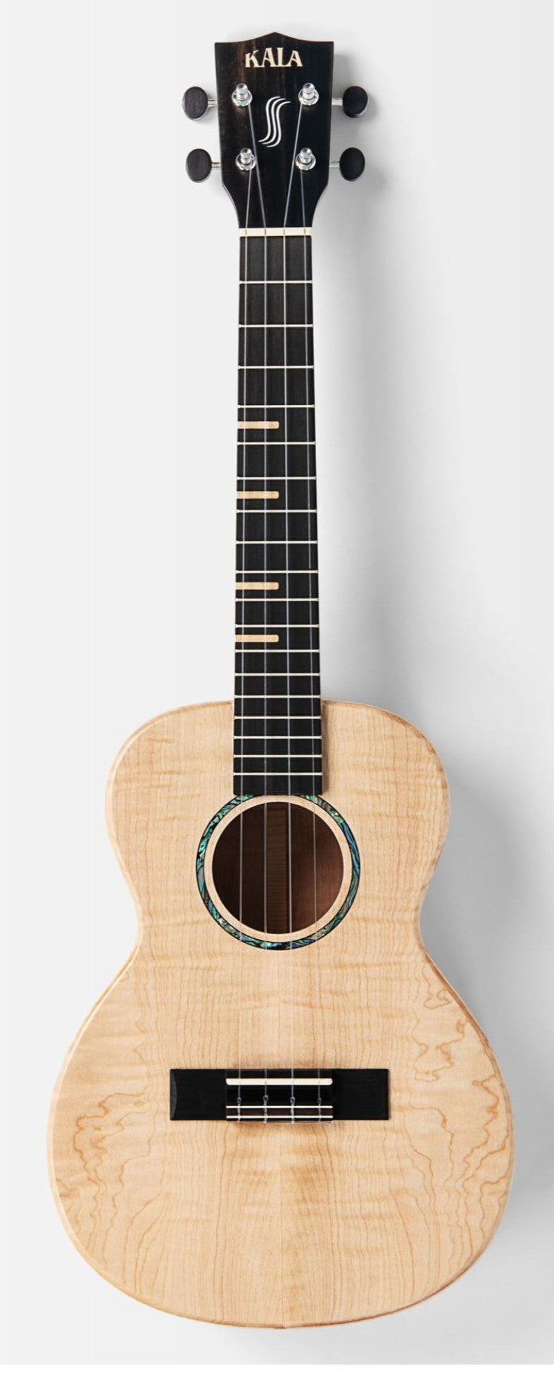 Kala KA-WF-AMF-T - ''Waterfall All Solid Flame Maple'' - ukulele tenore - c/borsa