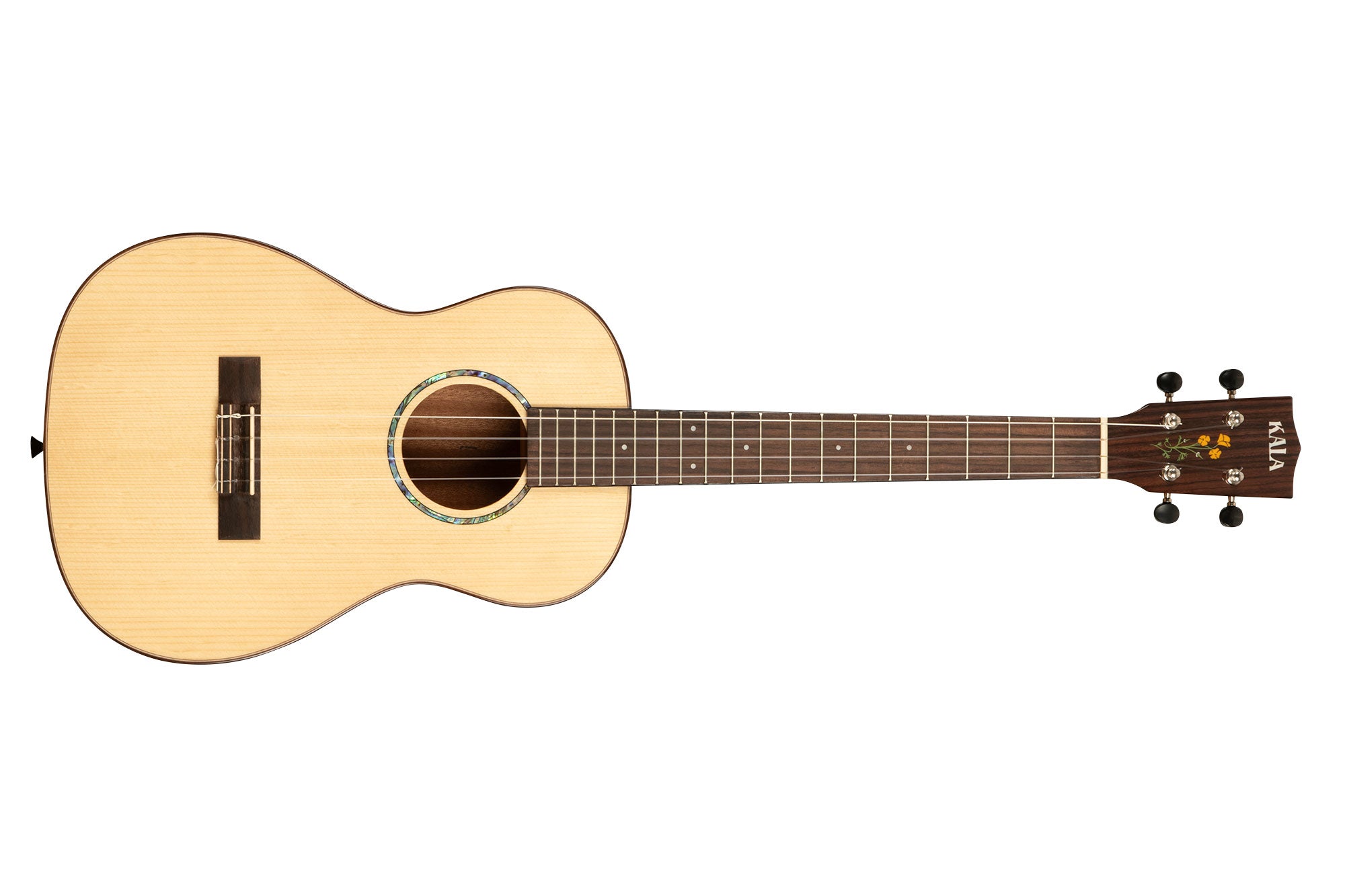 Kala KA-20TH-SQS-B - ''Solid Spruce Top Quilted Sapele'' Kala 20th Anniversary - ukulele baritono - c/borsa - LIMITED EDITION