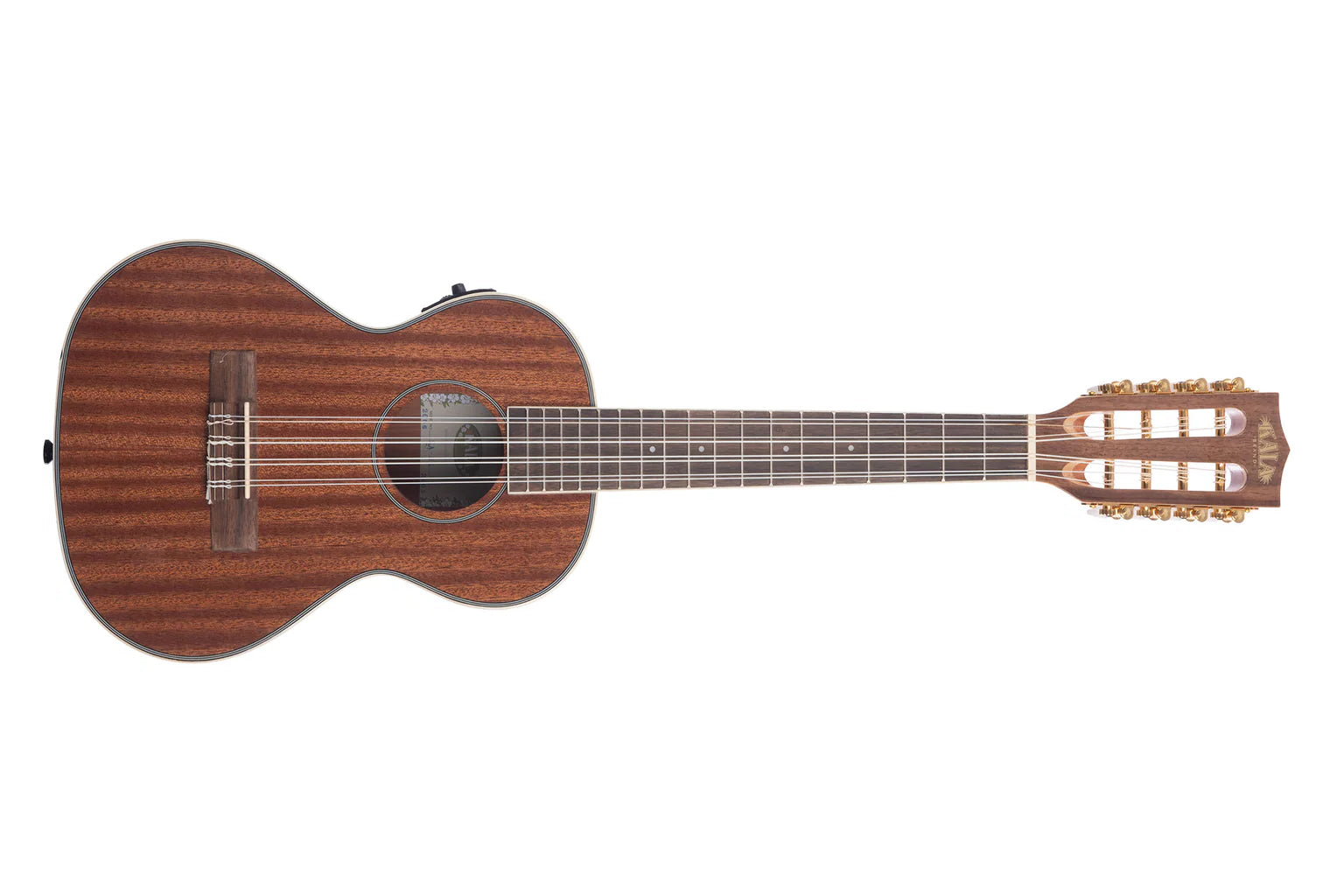 Kala KA-8E - ''Gloss Mahogany'' - ukulele tenore 8 corde elettrificato - c/borsa