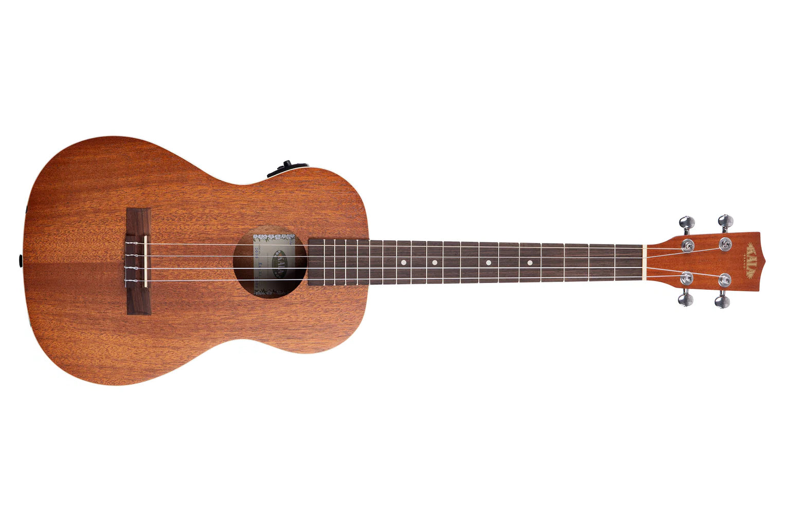 Kala KA-BE - Ukulele baritono Satin Mahogany elettrificato - c/borsa