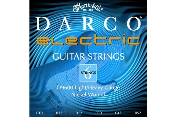Martin Muta D9600 Muta Corde per Chitarra Elettrica Light Heavy