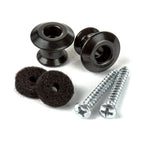 Dunlop 2PSLS033BK Straplok Dual Button Black