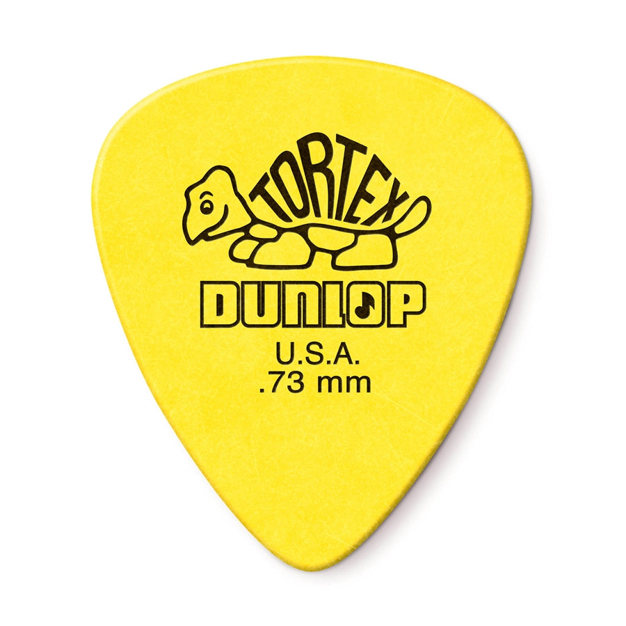 Dunlop 418P Tortex Standard Yellow .73