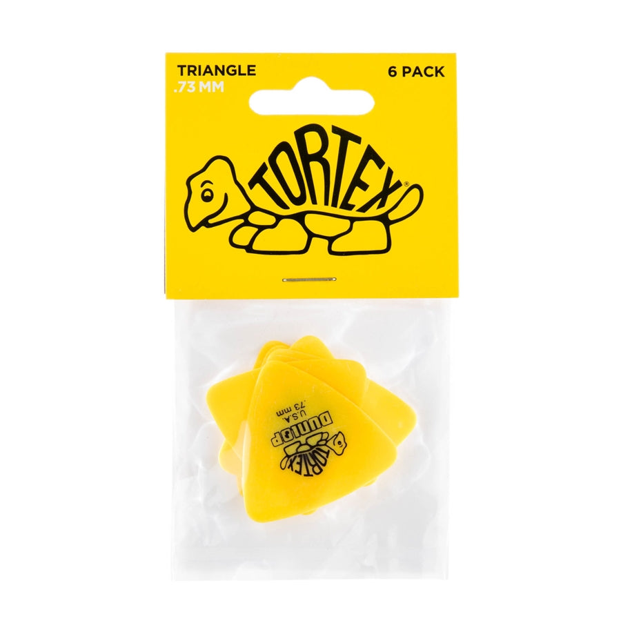 Dunlop 431P Tortex Triangle Yellow .73